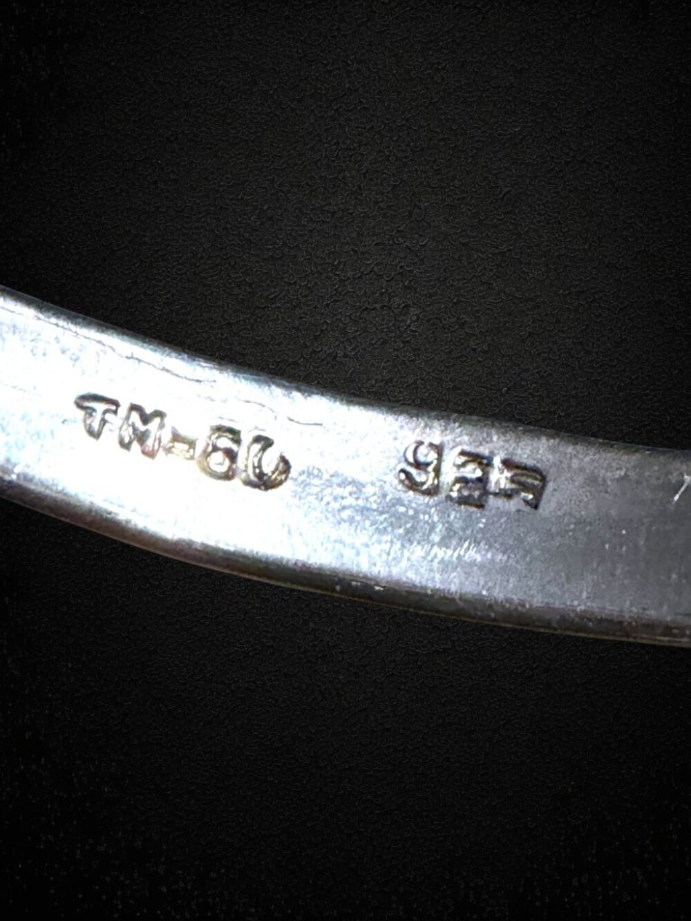 Vintage Taxco Mexico Sterling Silver Modernist Swirl Brooch Pin TM-50 - Picture 7 of 9